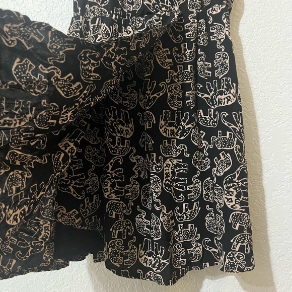 Anthropologie Maeve Elephant Noronha Faux Wrap Size XSmallP - Picture 7 of 12